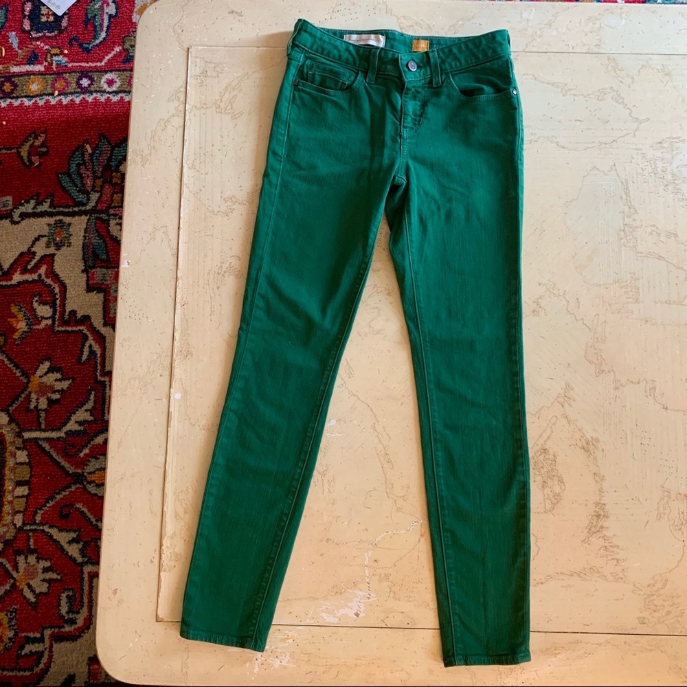 Anthropologie Hunter Green Jeans